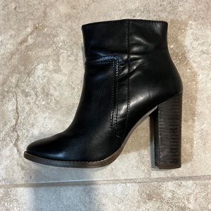 Block heel booties